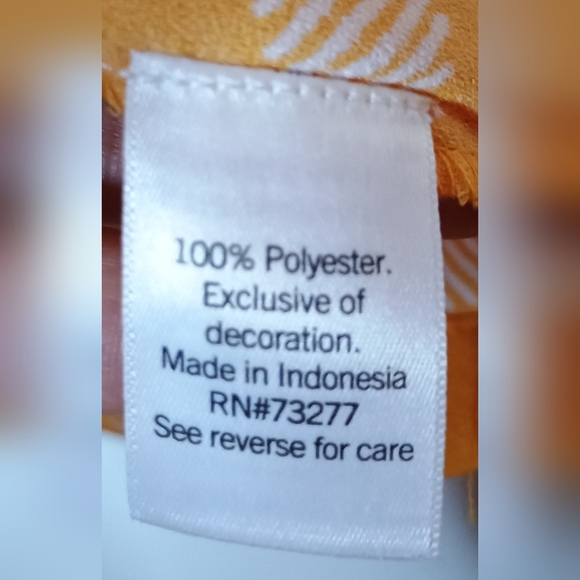 LX Lauren Conrad - Mustard Yellow Polka Dot Blouse - Picture 4 of 7